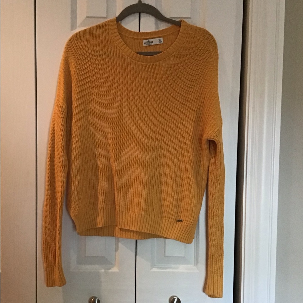 Yellow knitted Women’s sweater